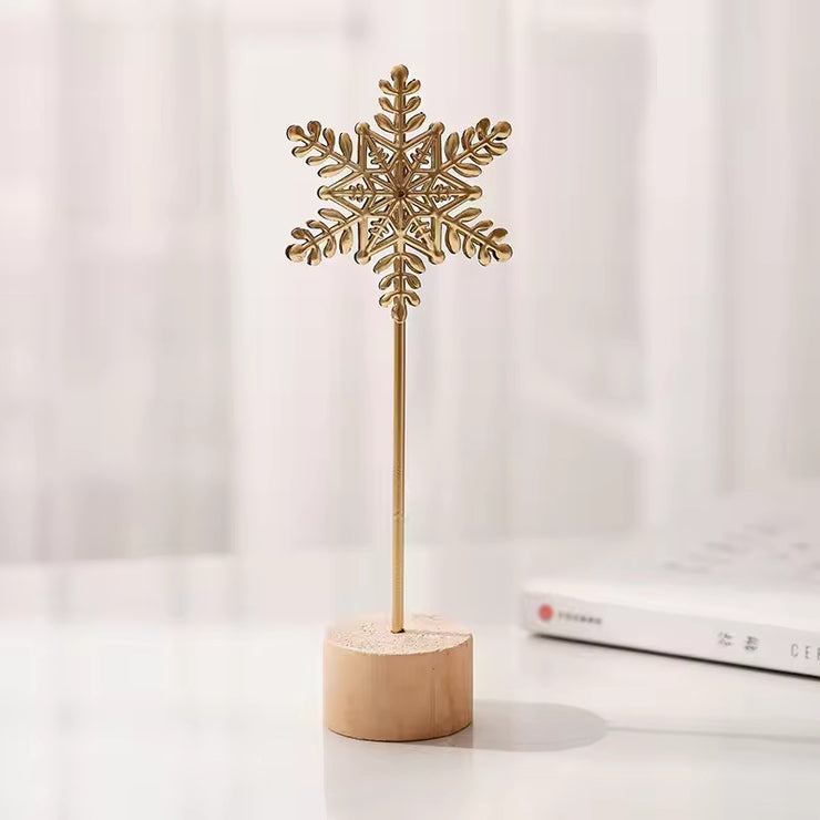 1pcs Golden Ginkgo Leaf Feather Metal Model Figurines Manual Desktop Crafts Ornaments