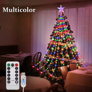 LED Outdoor Christmas Tree Decorations Lights USB 2/3M Waterproof